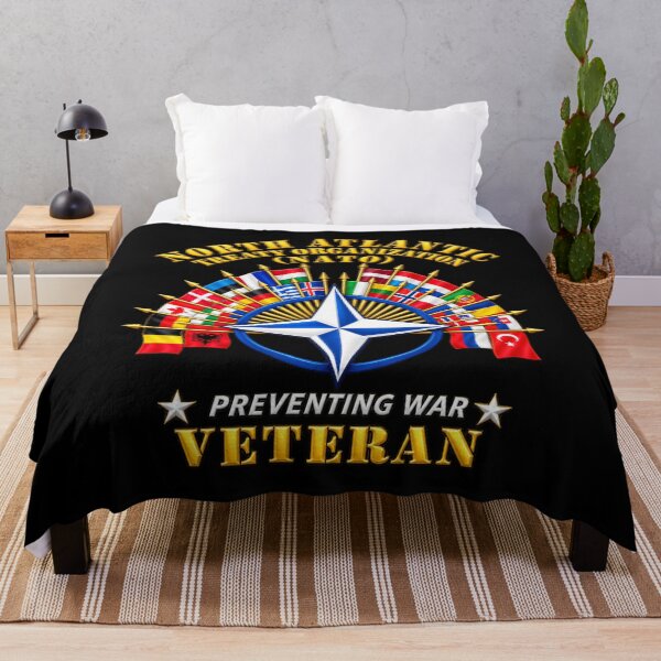 Item preview, NATO - Polished NATO Veteran - with flags - 3D - Transparent designed and sold by Military Insignia Products.