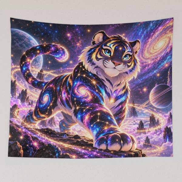 Item preview, Where Tigers Roam the Cosmos designed and sold by nikkolaus.