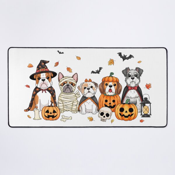 Item preview, Halloween Fall Cute Dog Lover T-Shirt – Spooky Autumn Dogs with Pumpkins designed and sold by elisarasada.