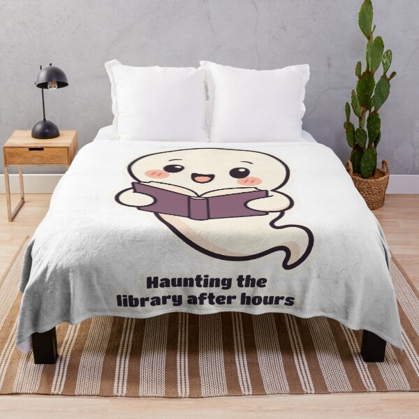 Item preview, Bookish Ghost Haunting the Library After Hours designed and sold by OuqCreations.