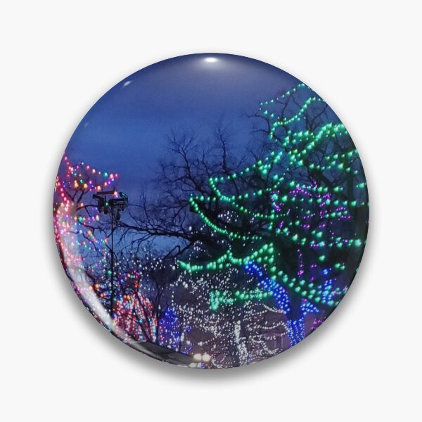 Item preview, Santa Fe Plaza Christmas Lights — Holiday Night in New Mexico designed and sold by RavinEnd.