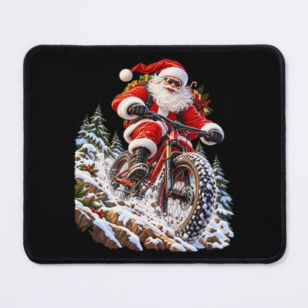 Item preview, SANTA HITS THE TRAILS designed and sold by signshirtz.