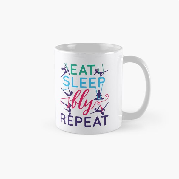 Item preview, Eat Sleep Fly Repeat Aerial Yoga designed and sold by jaygo.