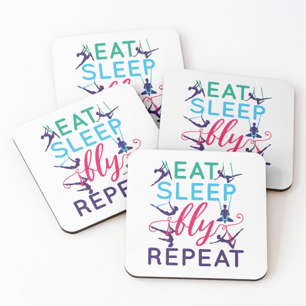 Item preview, Eat Sleep Fly Repeat Aerial Yoga designed and sold by jaygo.