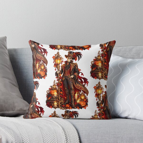 Item preview, Gilded Lantern Skeleton – Victorian Gothic Halloween designed and sold by Clothes With Smiling Animals Walt Gral.