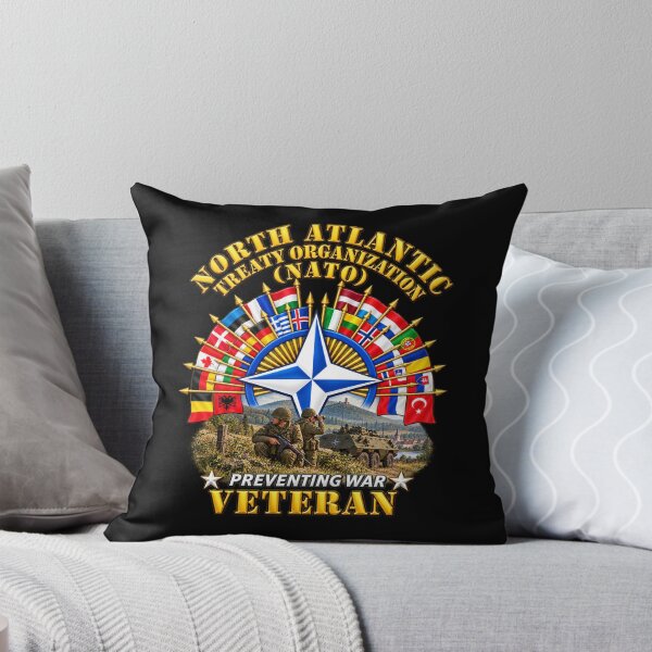 Item preview, NATO - Polished NATO Veteran - with flags - Military Scene - 3D - Transparent designed and sold by Military Insignia Products.