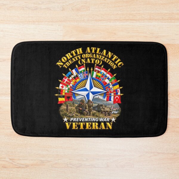 Item preview, NATO - Polished NATO Veteran - with flags - Military Scene - 3D - Transparent designed and sold by Military Insignia Products.