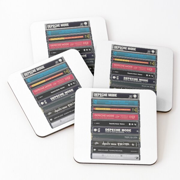 Item preview, Depeche Mode - Studio Albums - Vintage Cassette Print designed and sold by Mr Mustard Prints.
