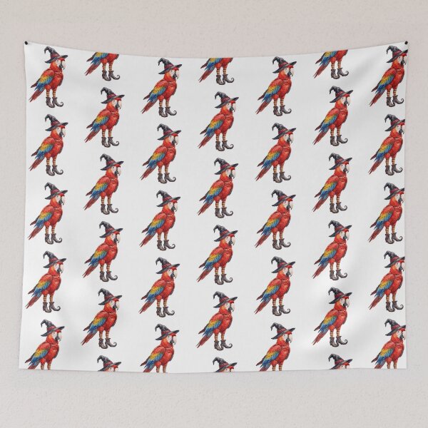 Item preview, Witchy Scarlet Macaw designed and sold by Tiffany Roy.