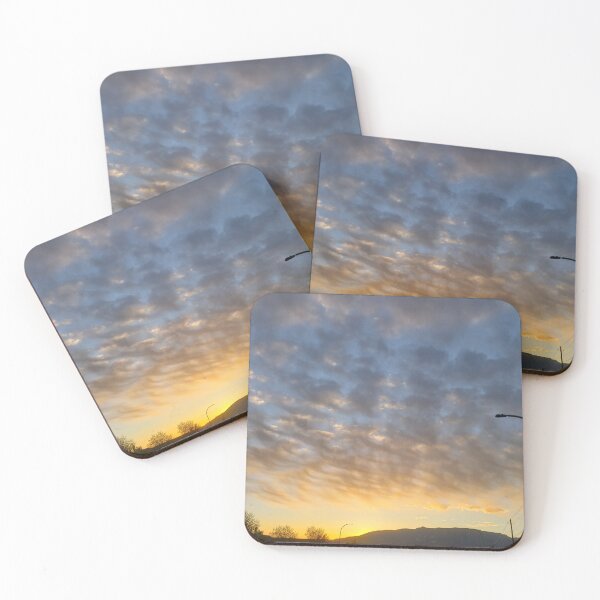 Item preview, Sunrise over the Sandia Mountains — Albuquerque Morning Sky designed and sold by RavinEnd.