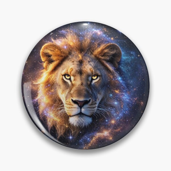 Item preview, Cosmic Lion King - Galaxy Lion Spiritual Celestial Lion Art designed and sold by Mittu96.