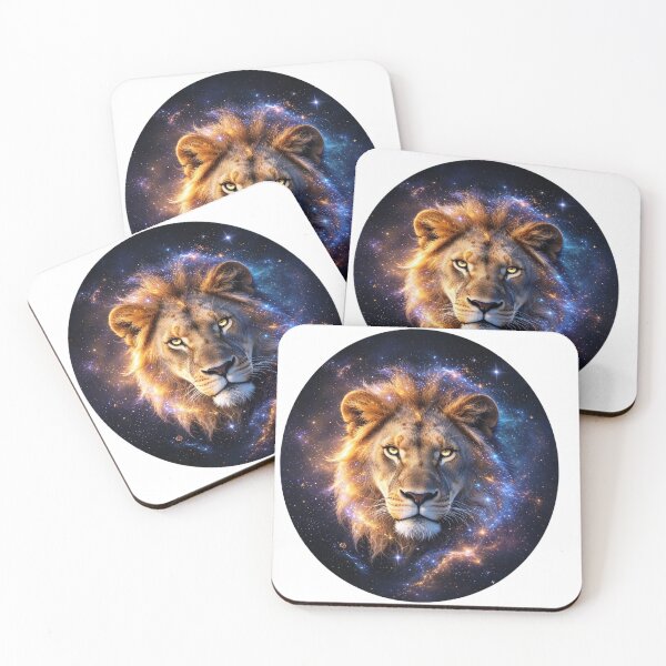 Item preview, Cosmic Lion King - Galaxy Lion Spiritual Celestial Lion Art designed and sold by Mittu96.