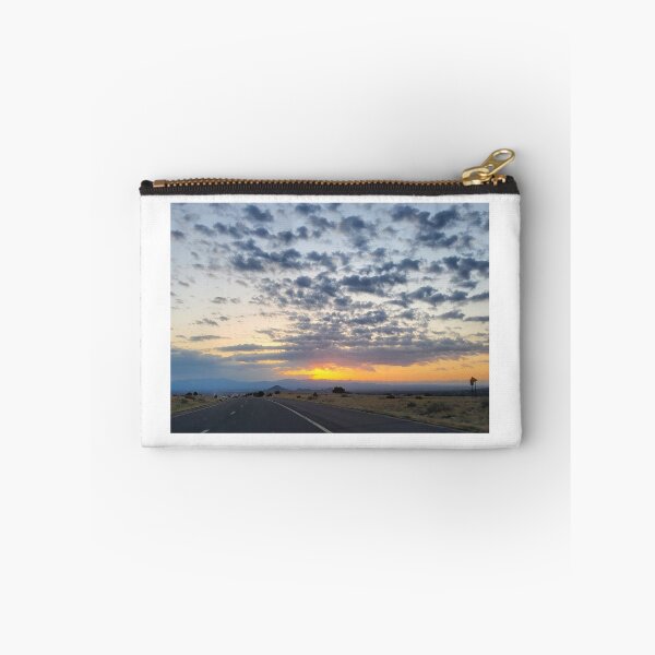 Item preview, Mackerel Sky Sunrise over a Desert Highway — New Mexico Road Trip designed and sold by RavinEnd.