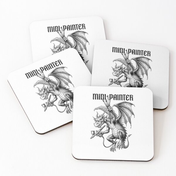 Item preview, Fantasy Dragon Mini Painter Geek Airbrush Painting RPG designed and sold by GrandeDuc.