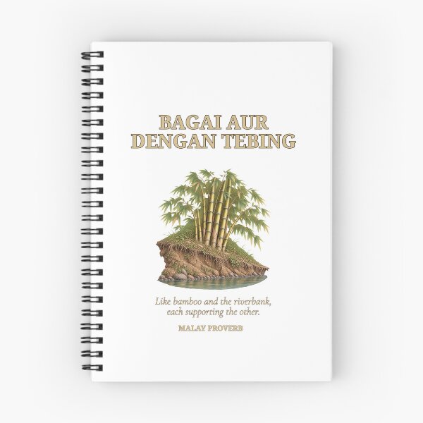 Item preview, Bambú malayo y orilla del río — Bagai Aur Dengan Tebing designed and sold by Larkfound Studio.