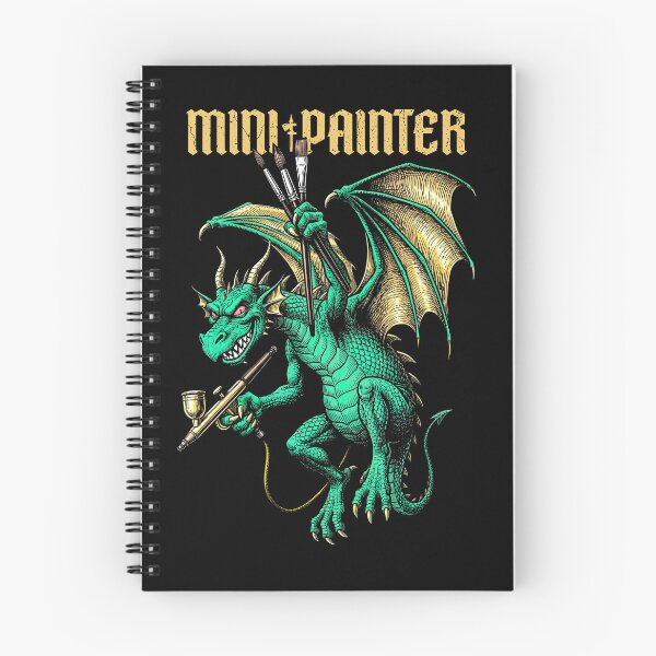 Item preview, Fantasy Dragon Mini Painter Geek Airbrush Painting RPG designed and sold by GrandeDuc.