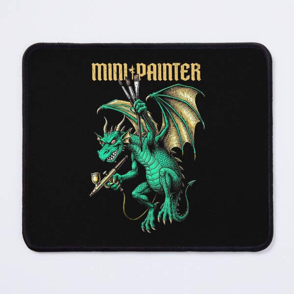 Item preview, Fantasy Dragon Mini Painter Geek Airbrush Painting RPG designed and sold by GrandeDuc.