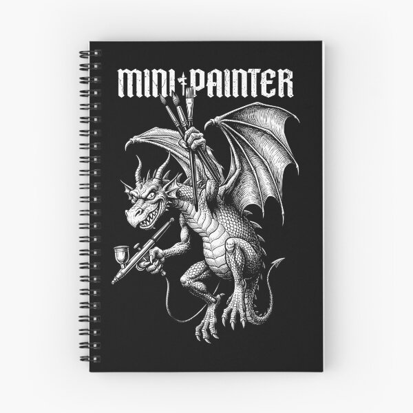 Item preview, Fantasy Dragon Mini Painter Geek Airbrush Painting RPG designed and sold by GrandeDuc.