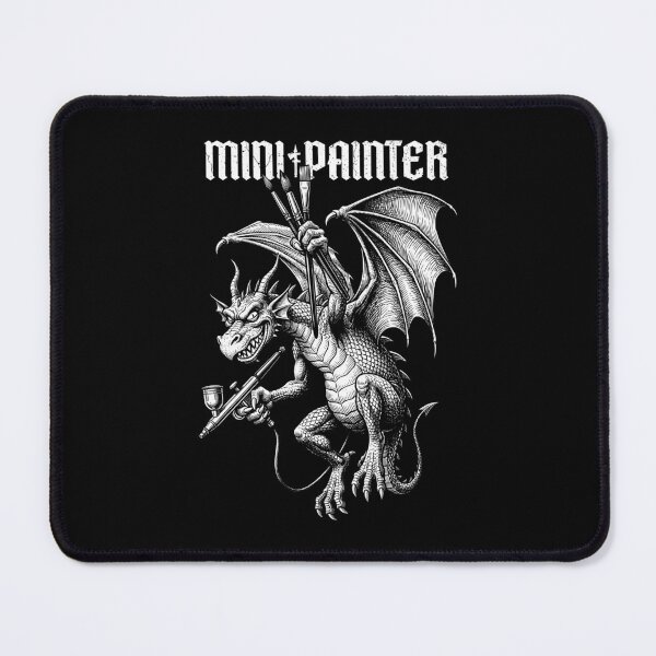 Item preview, Fantasy Dragon Mini Painter Geek Airbrush Painting RPG designed and sold by GrandeDuc.