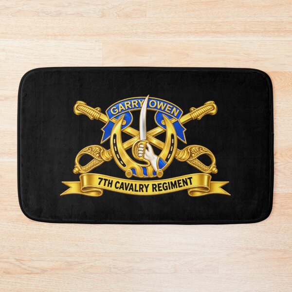 Item preview, 7th Cavalry Regiment - DUI, Br, Ribbon wo Scene - 3D - Transparent designed and sold by Military Insignia Products.