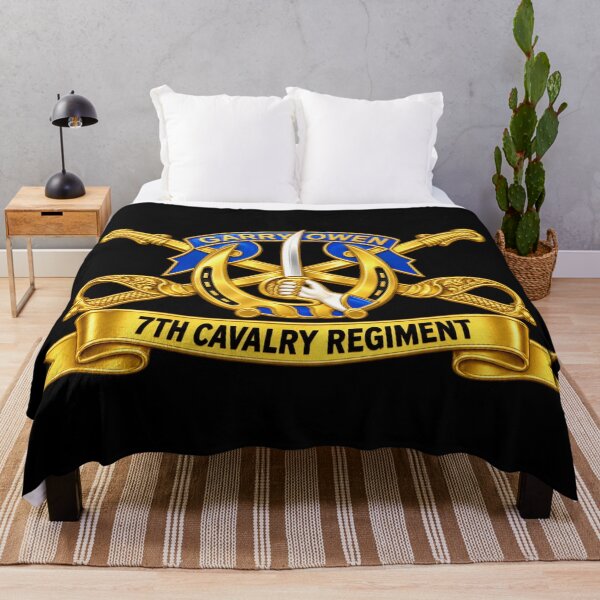 Item preview, 7th Cavalry Regiment - DUI, Br, Ribbon wo Scene - 3D - Transparent designed and sold by Military Insignia Products.