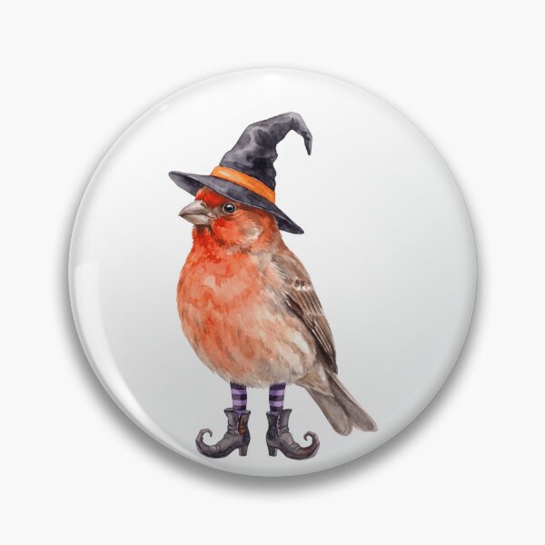 Item preview, Witchy House Finch designed and sold by Tiffany Roy.