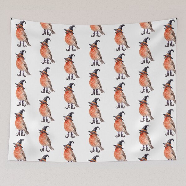 Item preview, Witchy House Finch designed and sold by Tiffany Roy.