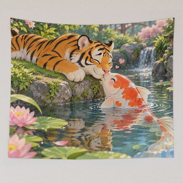 Item preview, Love Blooms by the Koi Pond designed and sold by nikkolaus.