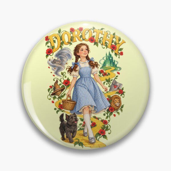Item preview, Dorothy and Toto down the yellow brick road – The Wizard of Oz designed and sold by Clásicos de siempre ilustrados.