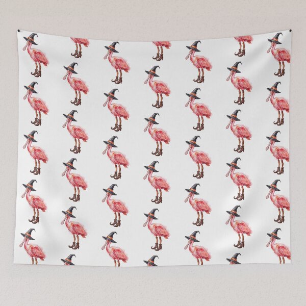 Item preview, Witchy Roseate Spoonbill designed and sold by Tiffany Roy.