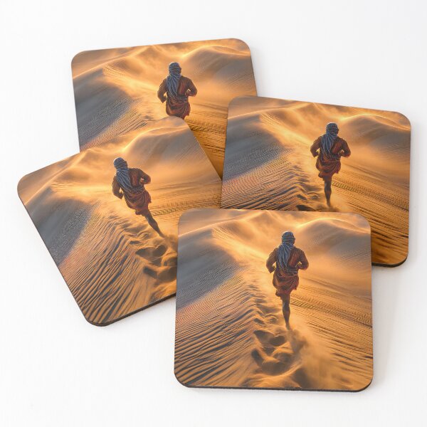 Item preview, Running Through Golden Desert Sands at Sunset designed and sold by Artessie.