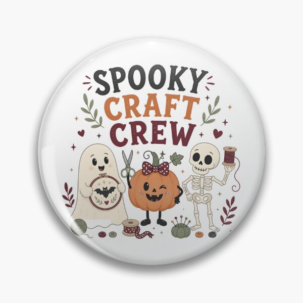 Item preview, Spooky Craft Crew Crafter Handmade Halloween designed and sold by KristenosNehk.