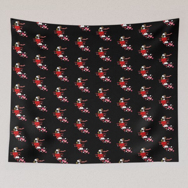 Item preview, Aviat0r D0g Flying Airplane Hearts L0ve Graphic designed and sold by PendantsRS.