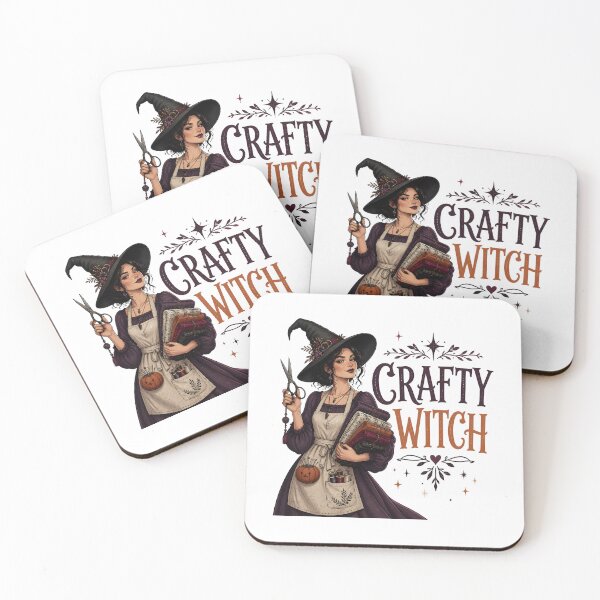 Item preview, Crafty Witch Magical Spooky Crafter Halloween designed and sold by KristenosNehk.