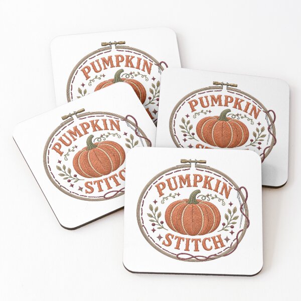 Item preview, Pumpkin Stitch Sewing Cross Stitch Autumn Halloween designed and sold by KristenosNehk.