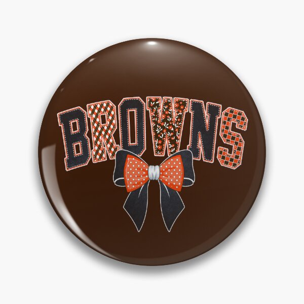 Item preview, Browns Floral Coquette Denim-effect Cleveland Football designed and sold by Floral Vintage.