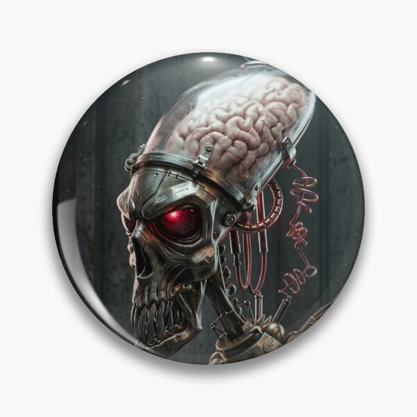 Item preview, Robotic Zombie with his brain in a jar designed and sold by Vintage Designs +.