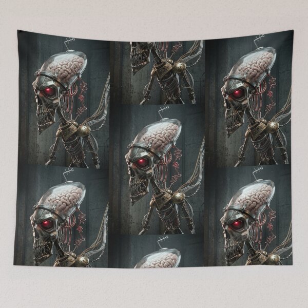 Item preview, Robotic Zombie with his brain in a jar designed and sold by Vintage Designs +.