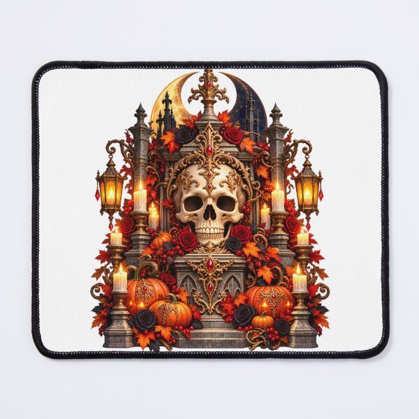 Item preview, Baroque Skull Garden Shrine – Victorian Gothic Halloween designed and sold by Clothes With Smiling Animals Walt Gral.