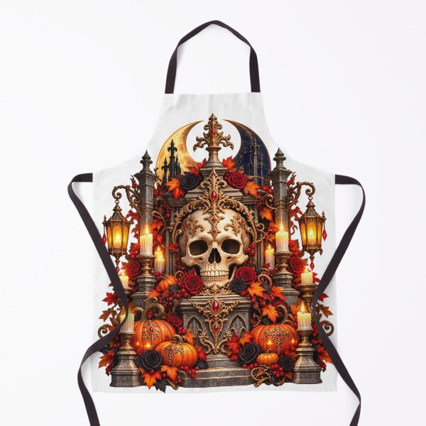 Item preview, Baroque Skull Garden Shrine – Victorian Gothic Halloween designed and sold by Clothes With Smiling Animals Walt Gral.