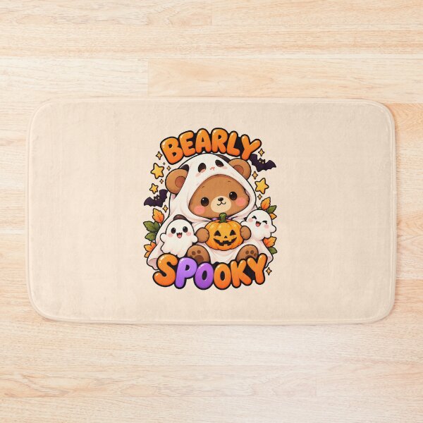 Item preview, Bearly Spooky Bear – Cute Kawaii Halloween Ghost Bear designed and sold by StickyDelights.