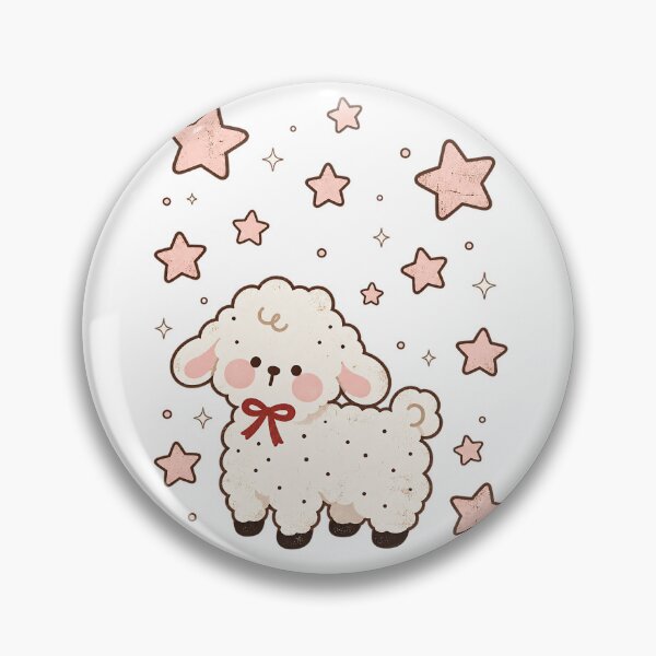 Item preview, Cute Lamb Stars Kawaii Sheep Nursery T-Shirt designed and sold by DesignArtist.ia.