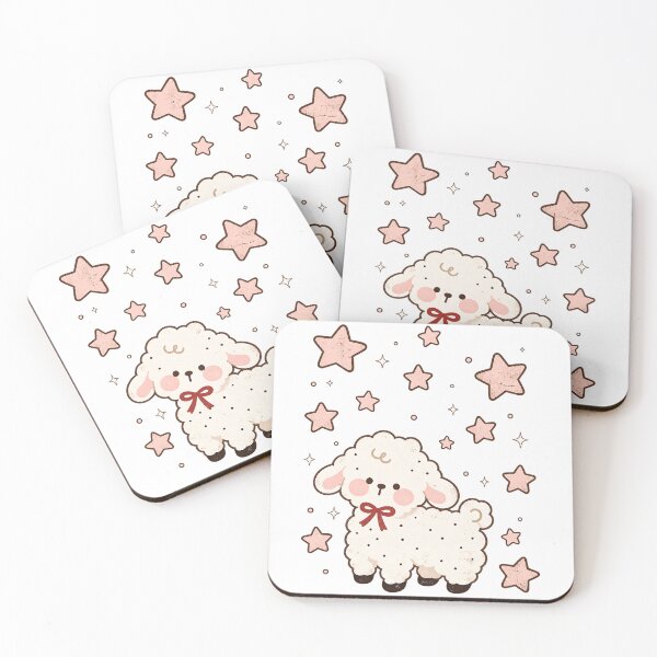 Item preview, Cute Lamb Stars Kawaii Sheep Nursery T-Shirt designed and sold by DesignArtist.ia.