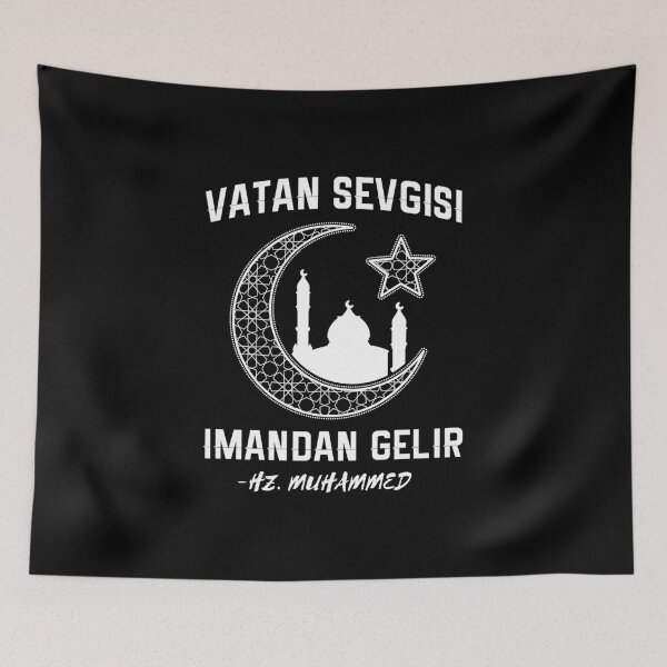 Item preview, Vatan Sevgisi Islam Türkiye designed and sold by Nessshirts.