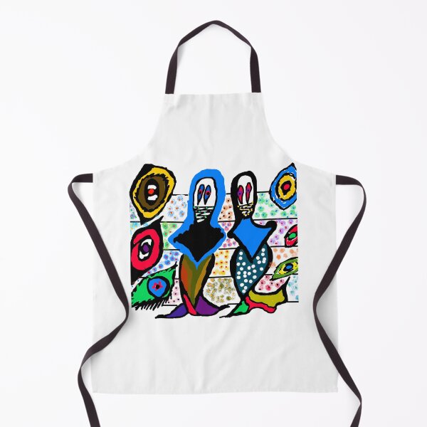 Item preview, Abstract surreal mystical figures and colorful patterns art designed and sold by Zahiramouhib.