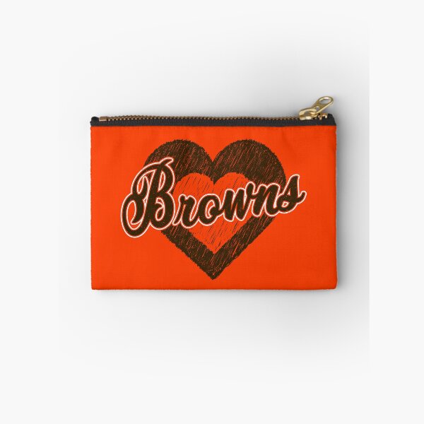 Item preview, Vintage Browns Hearts Football Sports Team Spirit designed and sold by RockTheFeal.