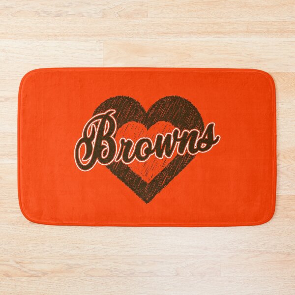 Item preview, Vintage Browns Hearts Football Sports Team Spirit designed and sold by RockTheFeal.