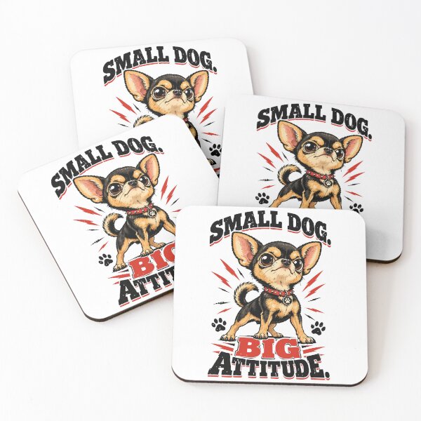 Item preview, SMALL DOG BIG ATTITUDE designed and sold by IconsStyles.
