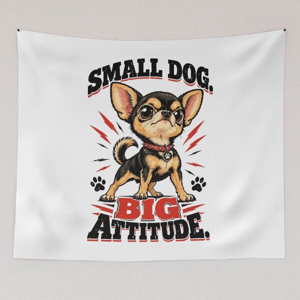Item preview, SMALL DOG BIG ATTITUDE designed and sold by IconsStyles.