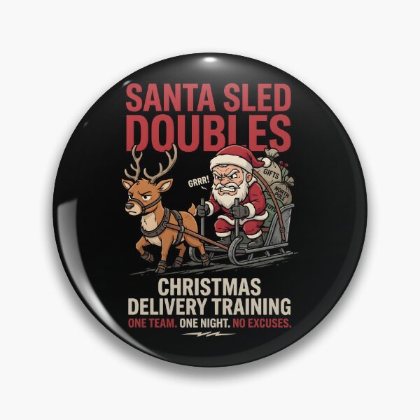 Item preview, Santa Sled Doubles Christmas Delivery Training designed and sold by SplashTastic.